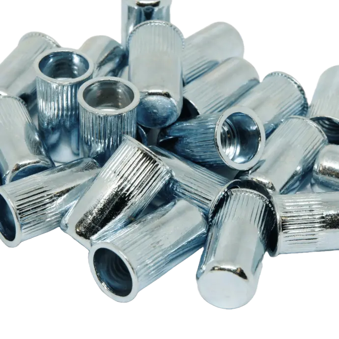 Rivnut / Steel / Reduced Head / Round Body (Knurl) / Closed End / M10 (100 pcs)