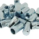 Rivnut / Steel / Reduced Head / Round Body (Knurl) / Closed End / M10 (100 pcs)