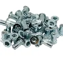 Large Flange, Round Body (Knurl) Rivnut (Steel)