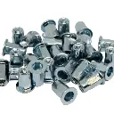 Rivnut / Steel / Large Flange / Half Hex Body / 