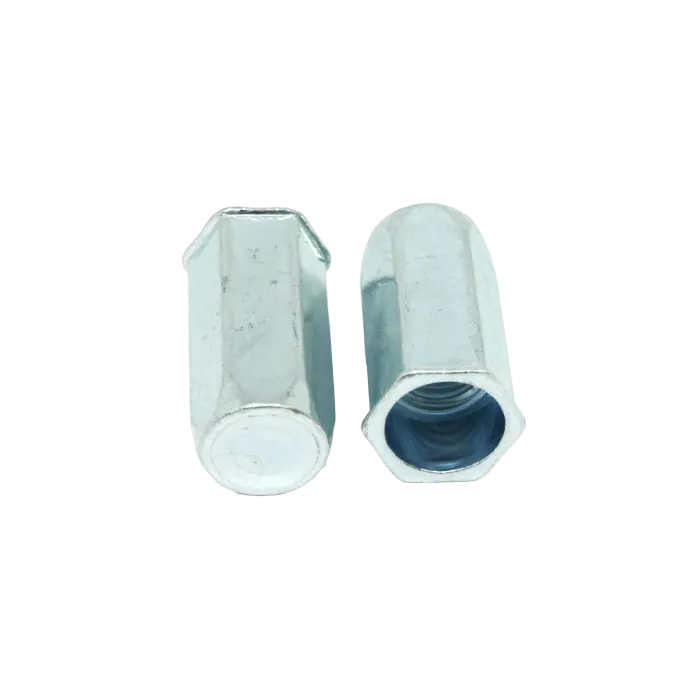Rivnut / Steel / Reduced Head / Full Hex Body / Closed End / M10 (100 pcs)