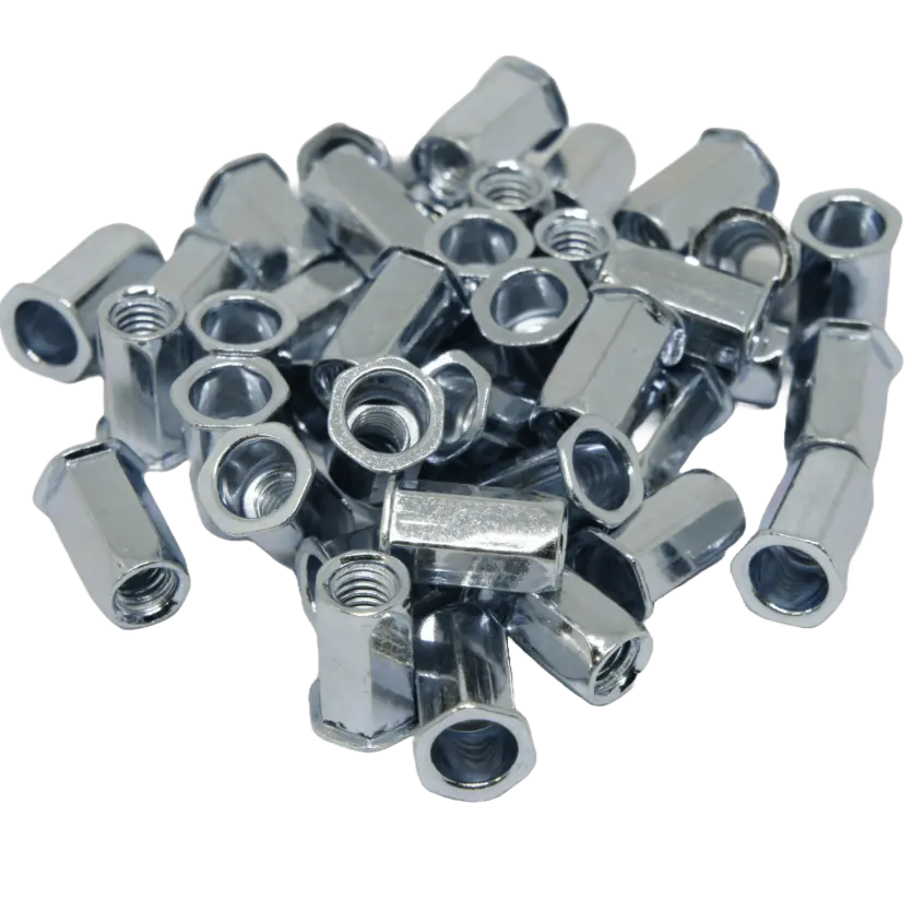 [RH-FHB-M4] Reduced Head, Full Hex Body Rivnut (Steel) (M4 Grip Range 0.5mm-2.5mm)