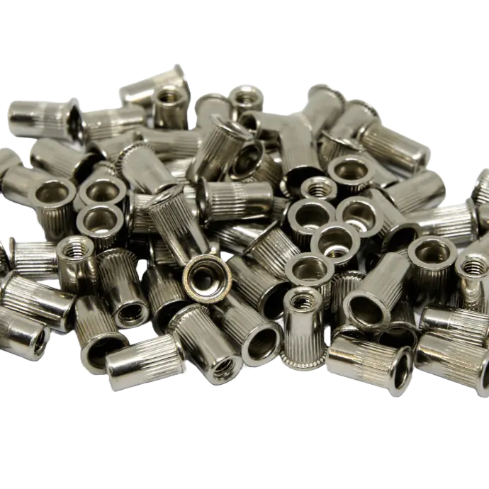 Reduced Head, Round Body (Knurl) Rivnut (Stainless Steel)