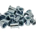 Large Flange / Round Body / M8 Steel Rivnut