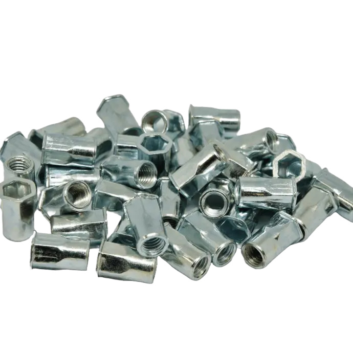 Reduced Head / Half Hex Body / M5 Steel Rivnut