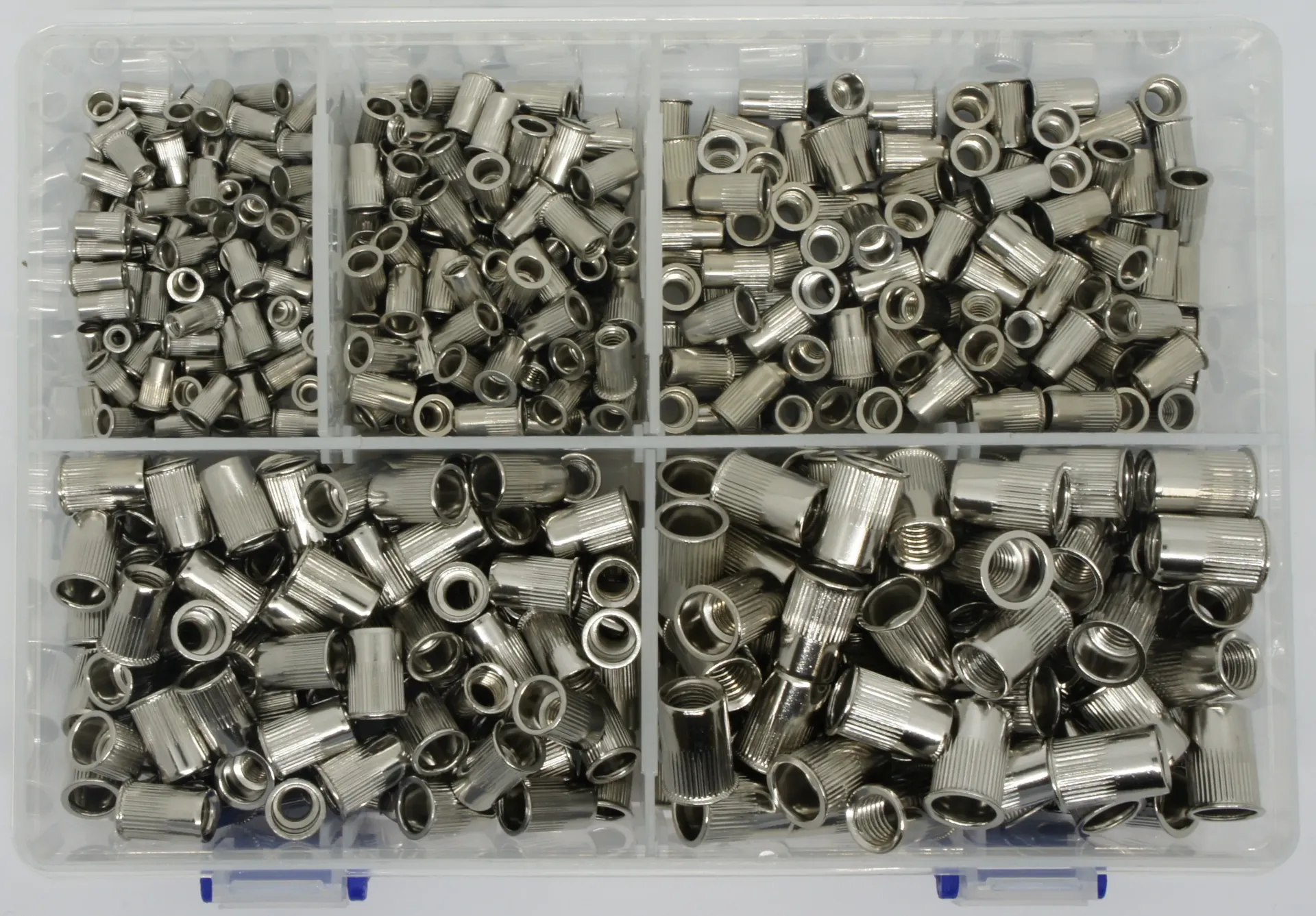 480 Piece Reduced Head, Knurled Body, Stainless Rivnut Kit