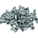 Rivnut / Steel / Large Flange / Round Body / M4
