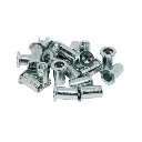 Rivnut / Steel / Large Flange / Round Body / M5