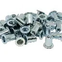 Rivnut / Steel / Large Flange / Round Body / M6