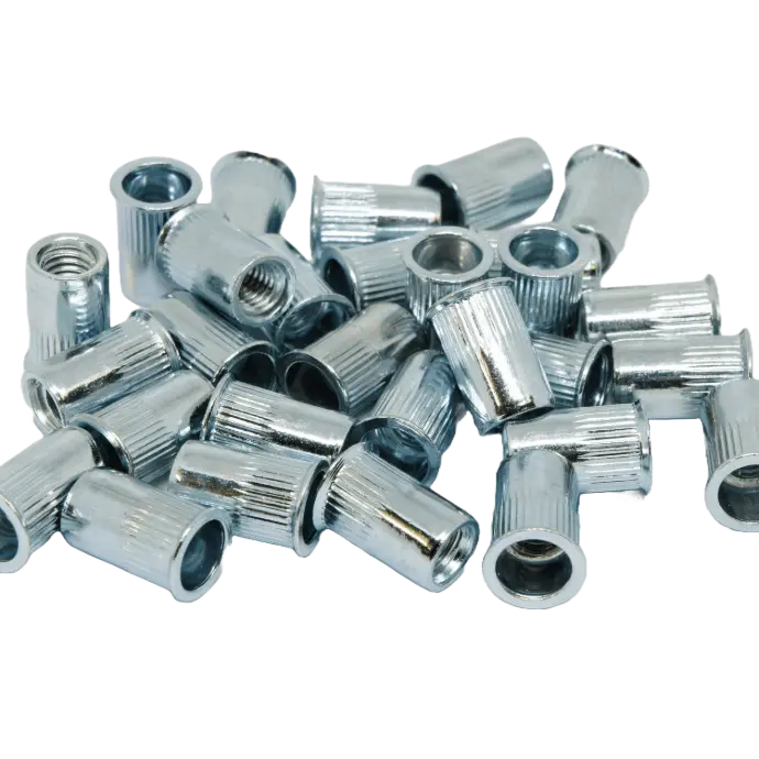 Rivnut / Steel / Reduce Head / Round Body (Knurl) / M6