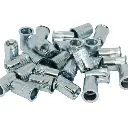 Rivnut / Steel / Reduce Head / Round Body (Knurl) / M6