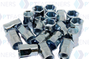 Rivnut / Steel / Reduced Head / Half Hex Body / M8 (100 pcs)
