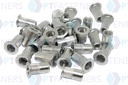 Rivnut / Aluminium / Large Flange / Round Body (Knurl) / M5 (100 pcs)