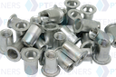 Rivnut / Aluminium / Large Flange / Round Body (Knurl) / M6 (100 pcs)