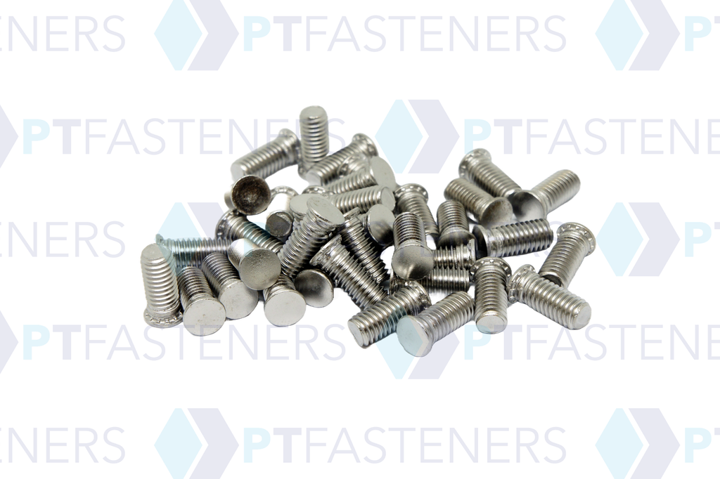 Self-Clinching Flush Head Stud M5-12 (Hardened Stainless) (100 pcs)